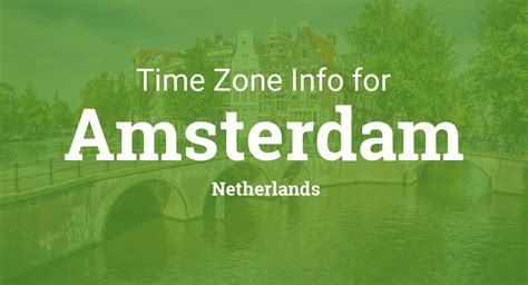 which time zone is amsterdam.